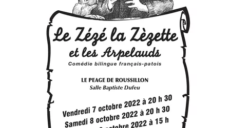15e Nuits du Patois : "Le Zézé, la Zézette et les Arpelauds"