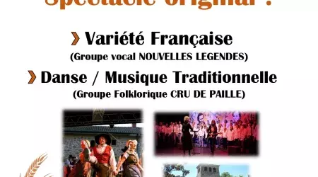 Spectacle Variété française - Danse et musique traditionnelle